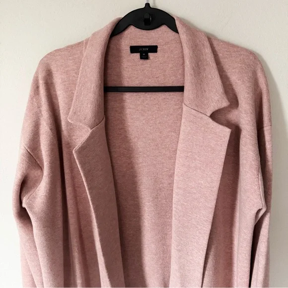 J. Crew - Ella Open-front Long Sweater-blazer M Heather Blossom - Picture 9 of 16
